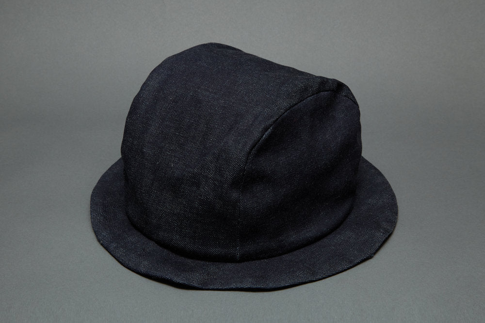 OVERSIZED DENIM HAT - yaltch